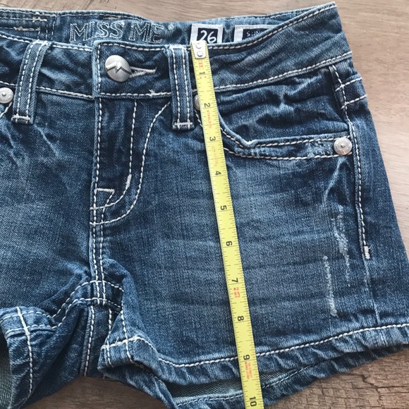 Miss Me Sunny Denim Jean Shorts Size 26 - Picture 4 of 6